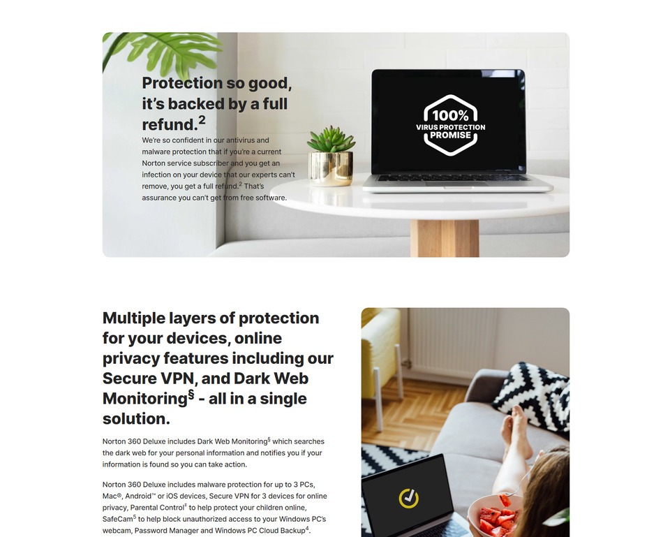 symantec norton 360 deluxe vpndarkweb 3 devices retail box