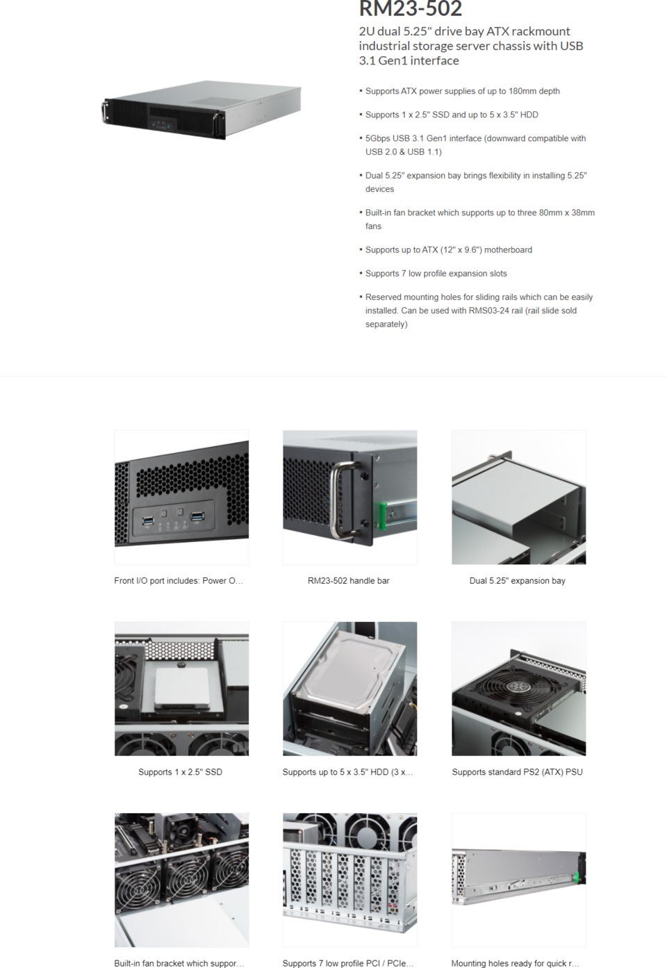 silverstone rm23-502 2u rackmount case