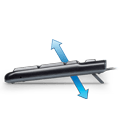 Sturdy, adjustable tilt legs