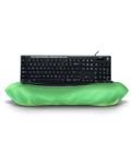 Comfortable, quiet typing