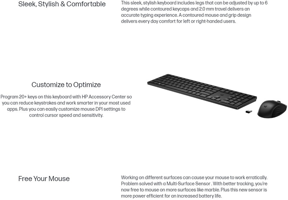 hp 655 wireless keyboard mouse combo 4r009aa