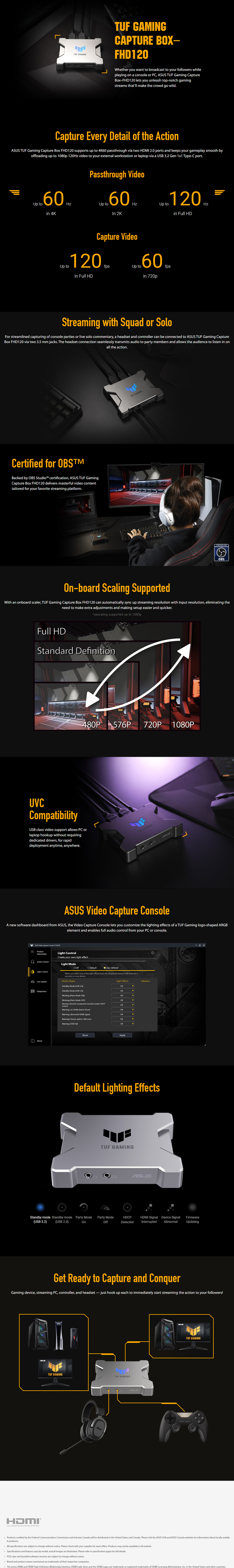 asus tuf gaming capture box fhd120