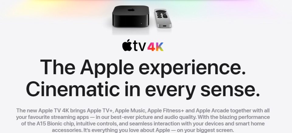 apple tv 4k 64gb mn873xa