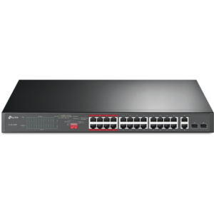 24-port-tp-link-tl-sl1226p-10/100mbps-plus-2-port-gigabit-unmanaged-poeplus-switch-0