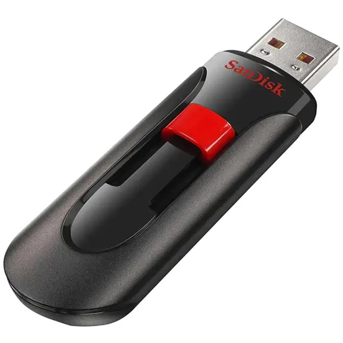 64GB SanDisk Cruzer Glide CZ60 USB2.0 Flash Drive Black SDCZ60-064G-B35 - Computer Alliance