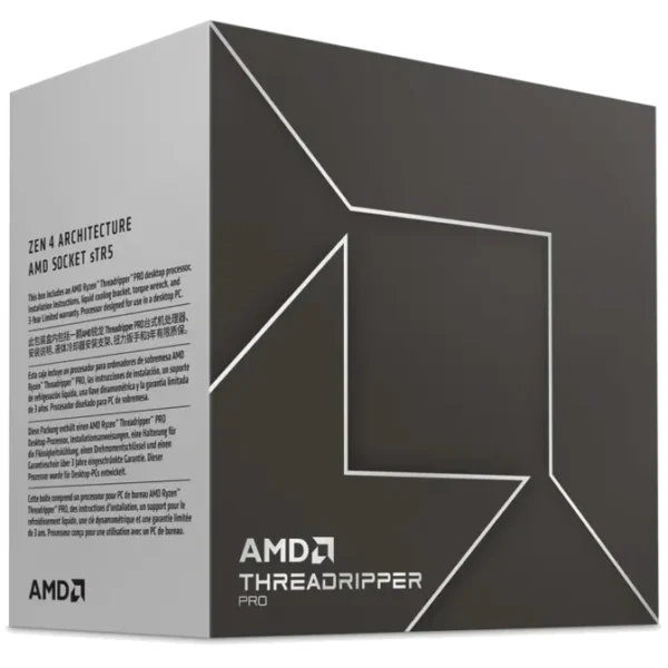 AMD sTR5 Ryzen Threadripper PRO 7985WX 64 Core 5.1GHz CPU (No Cooler ...