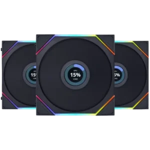120mm-lian-li-rtllcd120-3b-uni-fan-rtl-lcd-argb-reverse-blade-black-3-pack-with-lcd-screen-and-controller-0