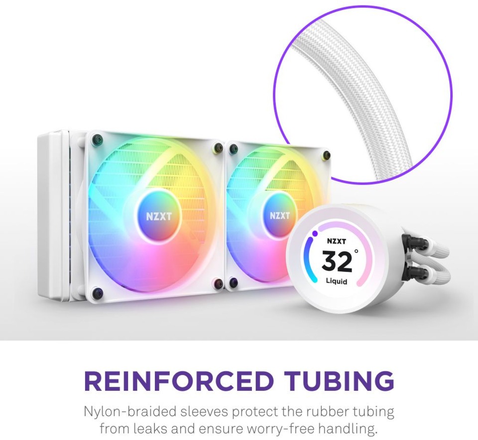 nzxt kraken elite 360mm rgb aio liquid cpu cooler rl-kr36e-b1