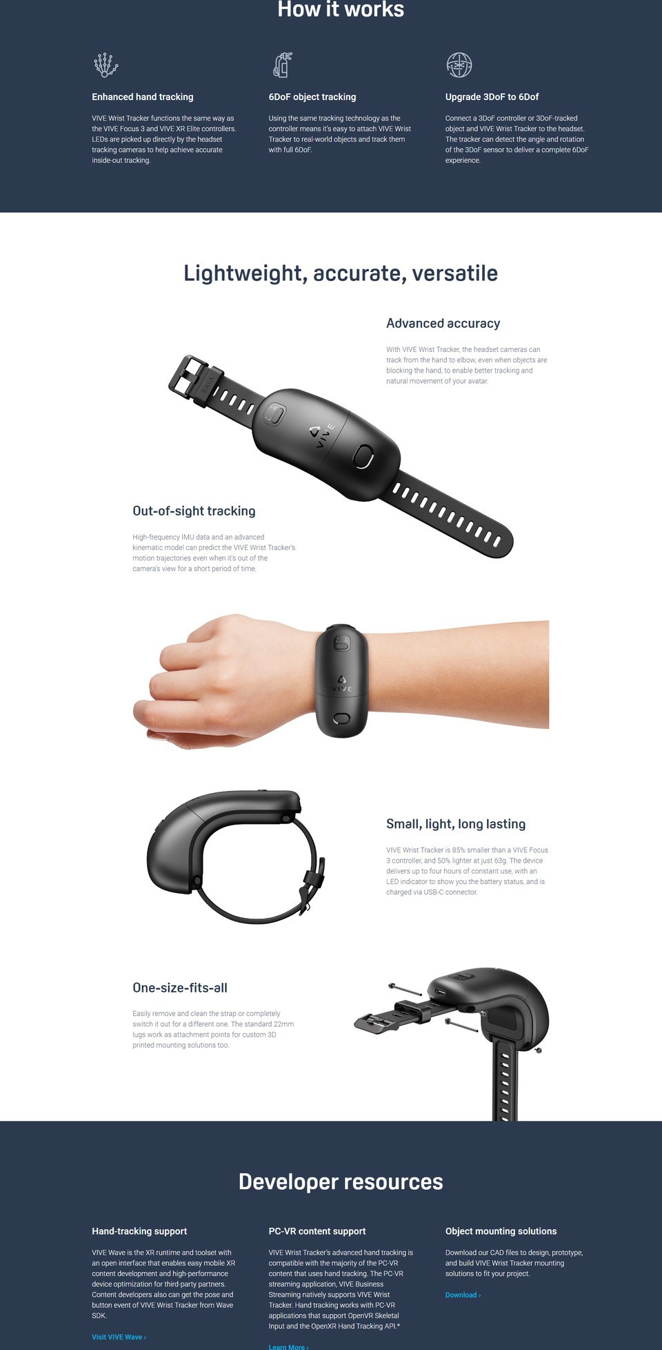 htc vive wrist tracker for focus 3 pn 99hata003-00