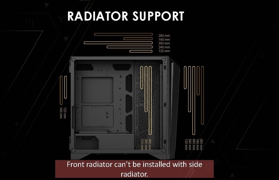 msi atx meg prospect 700r tempered glass black case