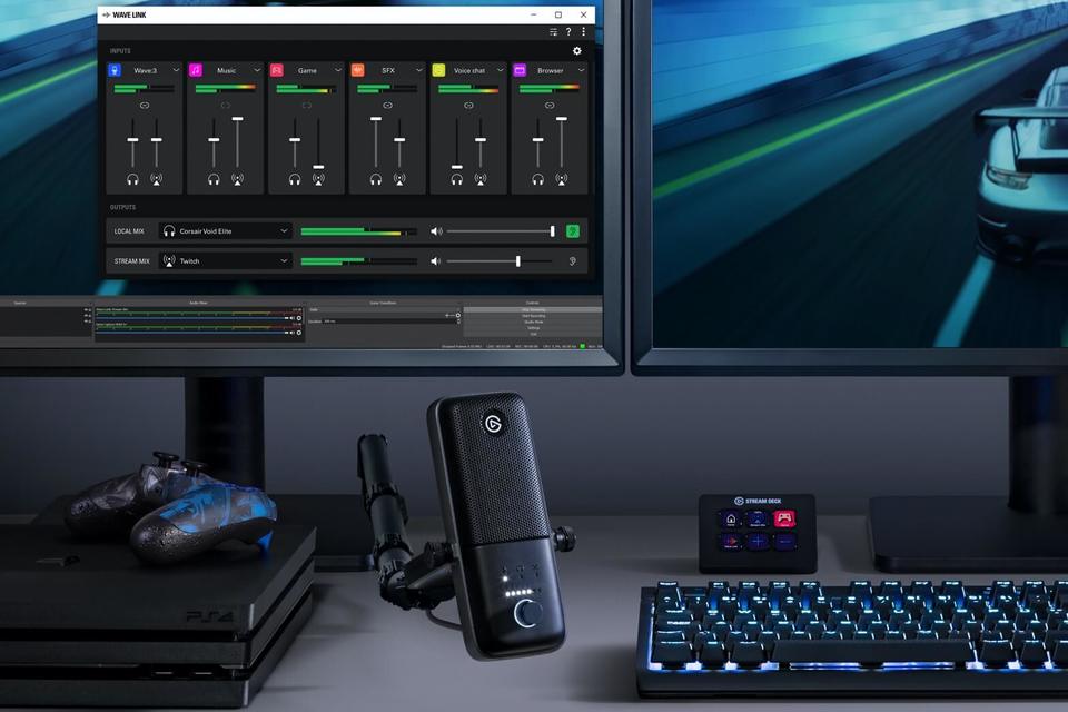 Elgato Wave:3 Cardioid Condenser USB Microphone 10MAB9901