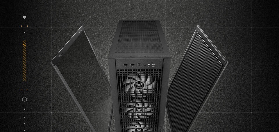 asus e-atx tuf gaming gt302 argb black case
