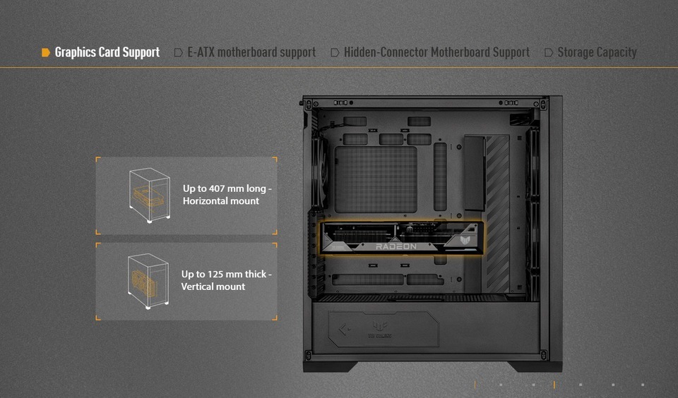 asus e-atx tuf gaming gt302 argb black case