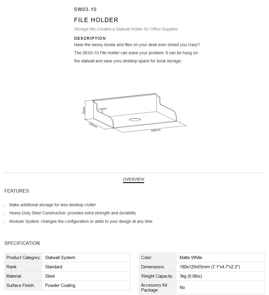 brateck sw03-10 file holder