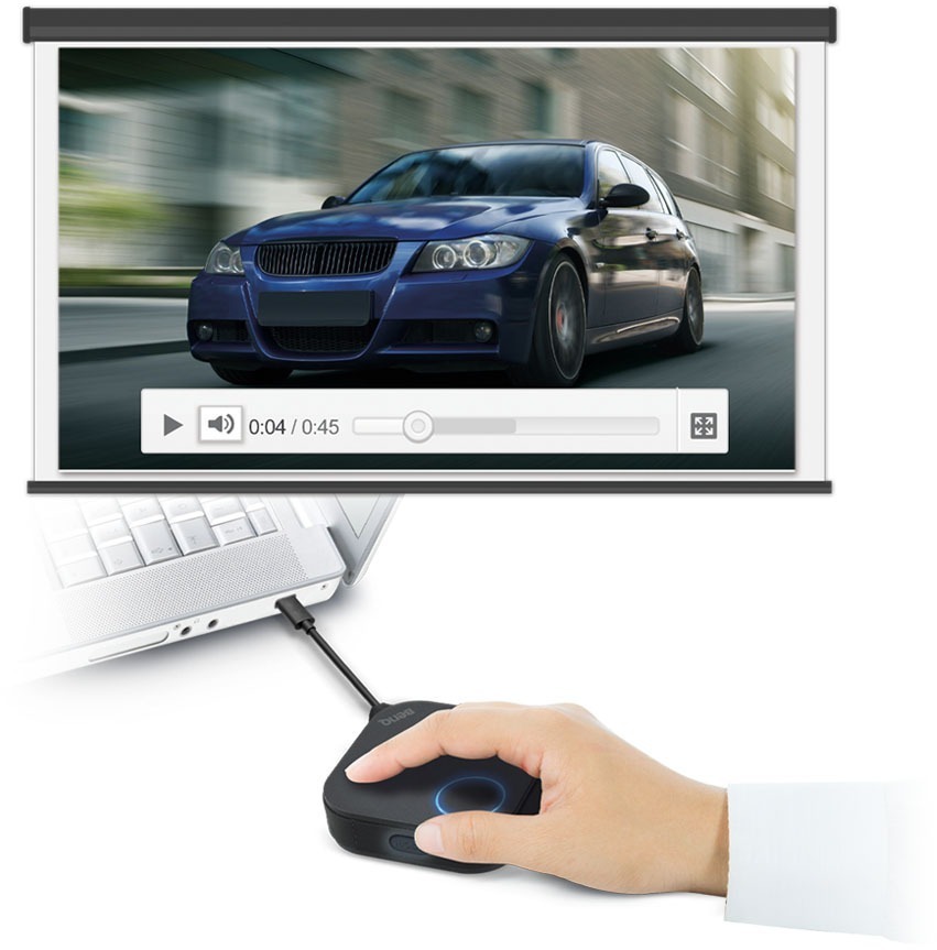 benq instashow wdc10c hdmi over wireless presenter with usb-c pn 9hjld78n3p