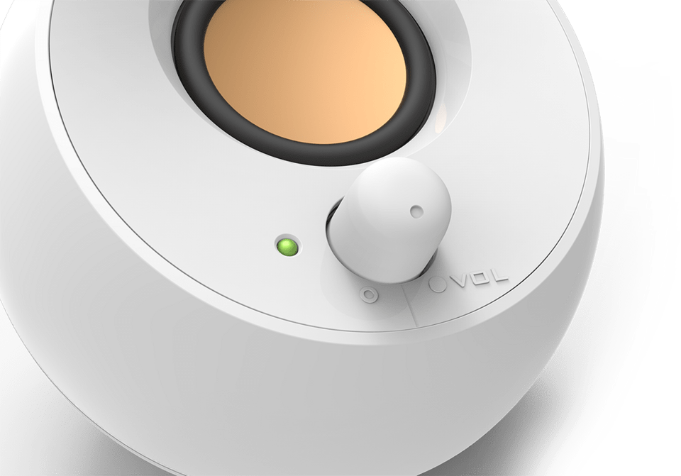 Creative Pebble 2.0 USB Powered Speakers WHITE PN 51MF1680AA001