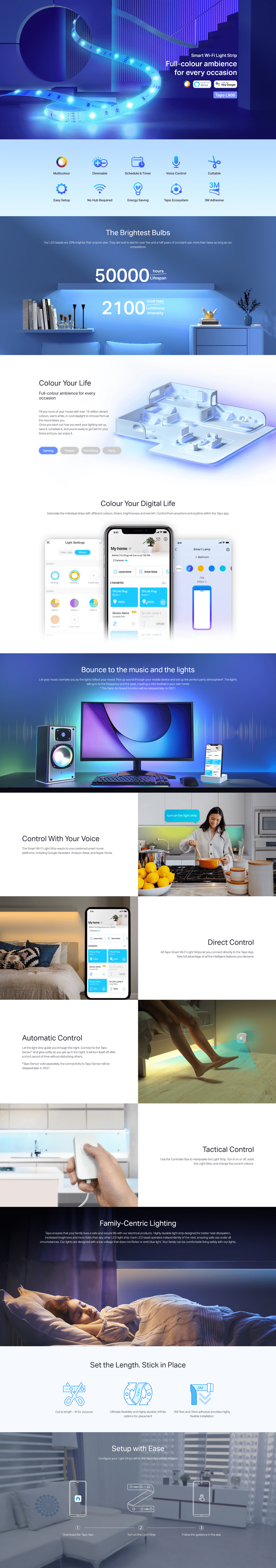 tapo l900-5 smart wi-fi light strip