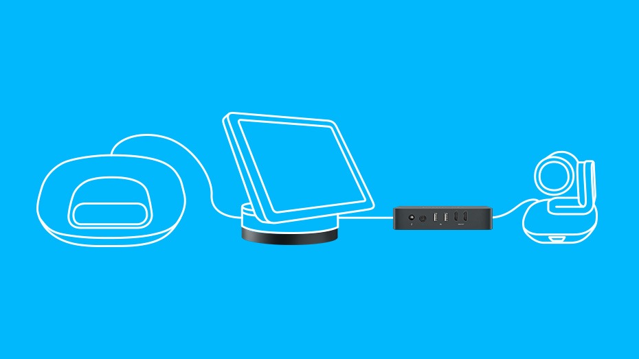Logitech Smartdock Flex with AV Pass Through PN 960-001213