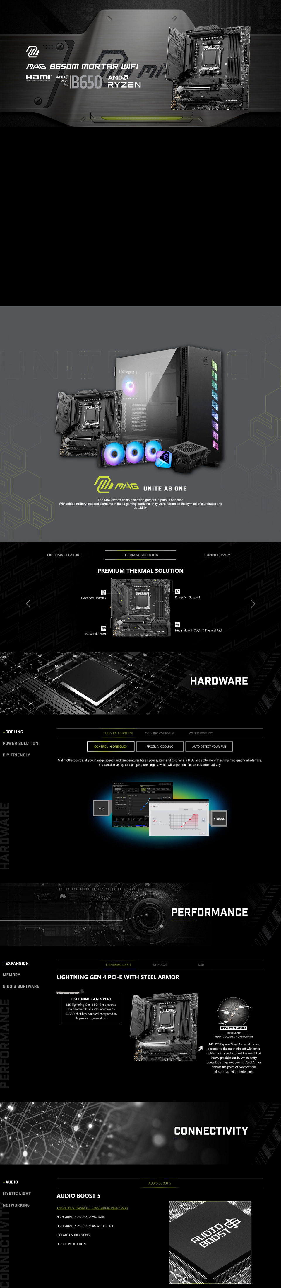 msi am5 micro-atx b650m mortar wifi ddr5 motherboard