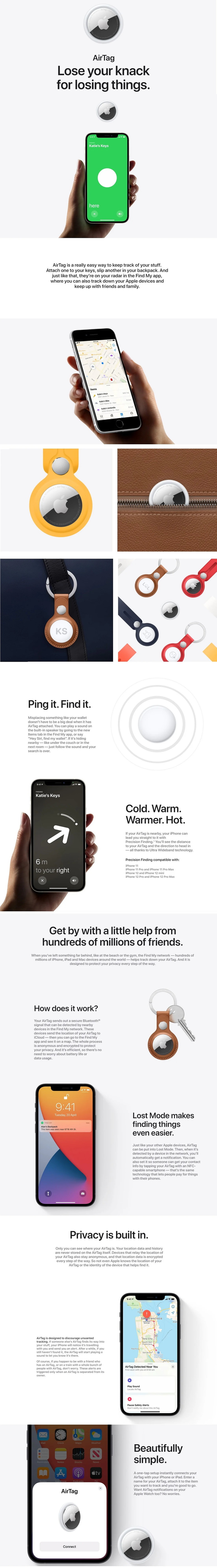 apple airtag 1 pack mx532xa