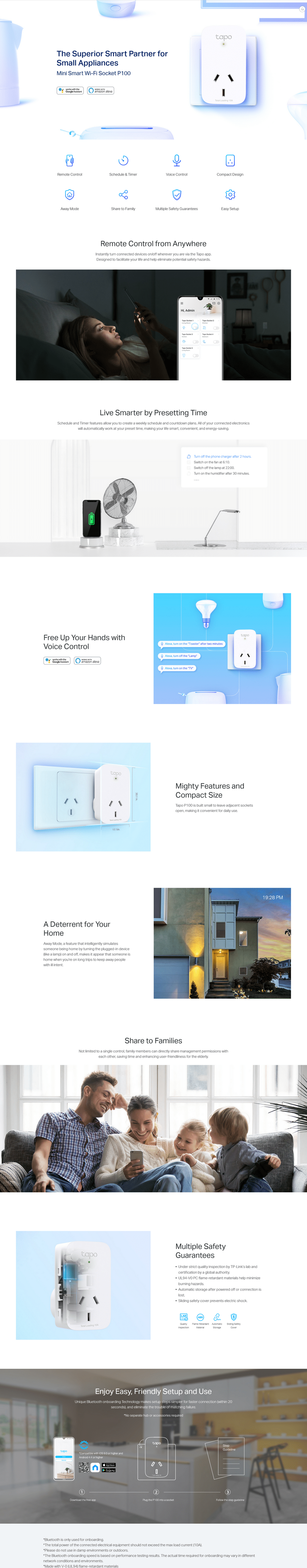 tp-link tapo p100 mini smart wi-fi socket