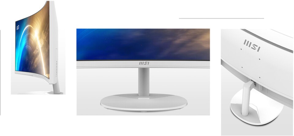 34 msi pro mp341cqw va uwqhd 100hz curved white monitor