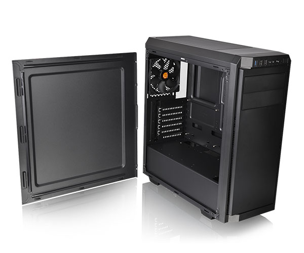 Thermaltake ATX V100 Case Black with 500W PSU PN CA-3K7-50M1NA-00