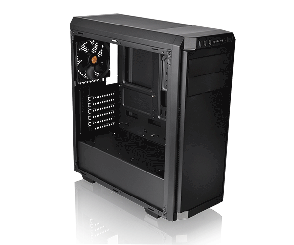 Thermaltake ATX V100 Case Black with 500W PSU PN CA-3K7-50M1NA-00