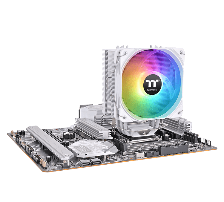 thermaltake ux200 se argb white cpu cooler cl-p116-al12sw-a