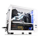 thermaltake mini-itx core v1 snow edition case ca-1b8-00s6wn-01