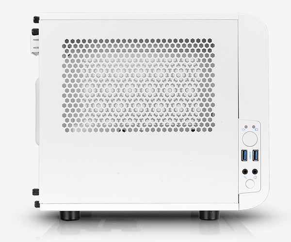 thermaltake mini-itx core v1 snow edition case ca-1b8-00s6wn-01