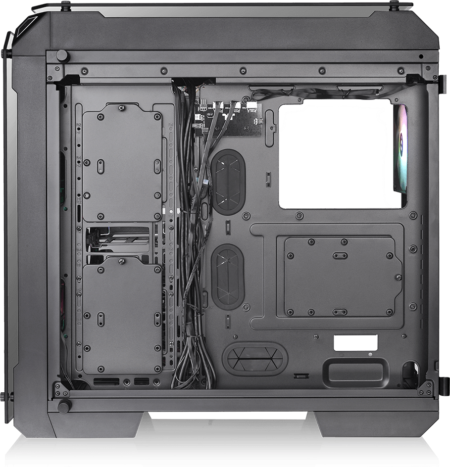 Thermaltake Mini-ITX The Tower 100 TG Black Case CA-1R3-00S1WN-00