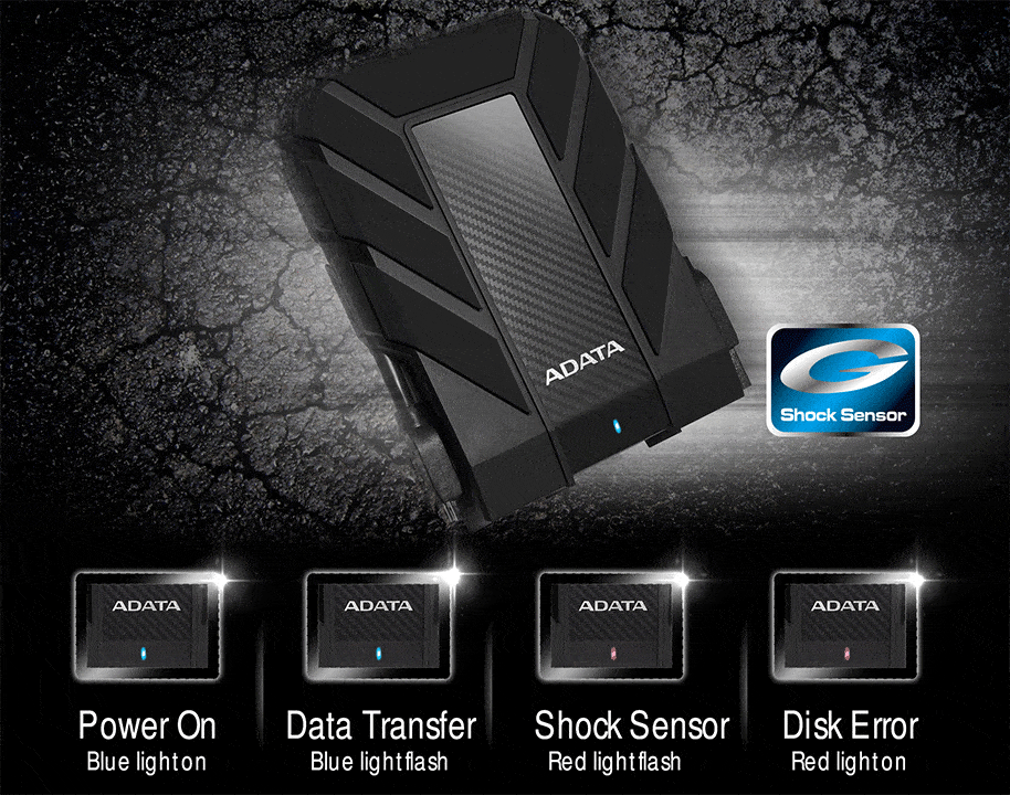 1tb adata ahd710p-1tu31-cbk durable waterproof shock resistant usb 31 hdd black