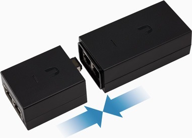 Ubiquiti 24VDC 12W Gigabit Power Over Ethernet Injector PN POE-24-12W-G