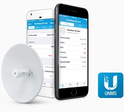 Ubiquiti PBE-5AC-GEN2 25dbi 5GHz PowerBeam Management Radio