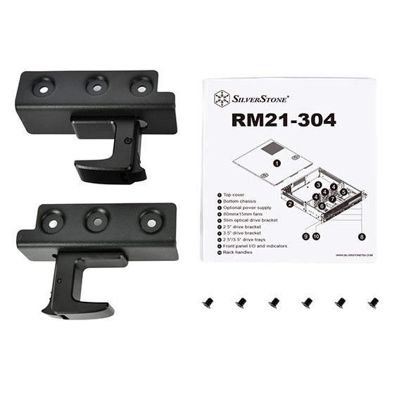 Component 2 : Manual and auto lock handles and their screws