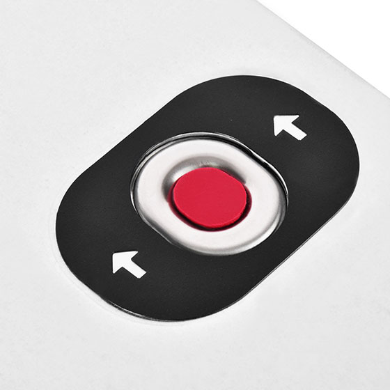 Button for releasing top cover