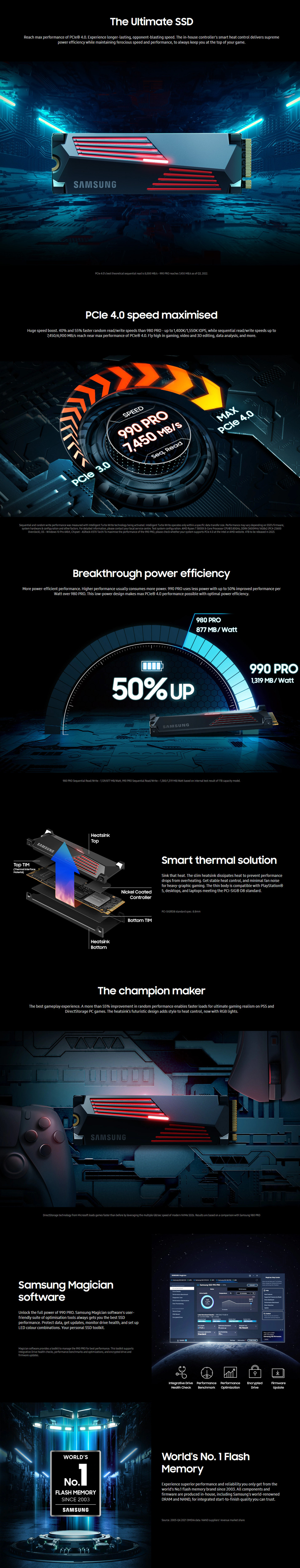 2tb samsung 990 pro with heatsink m2 nvme pcie ssd mz-v9p2t0cw