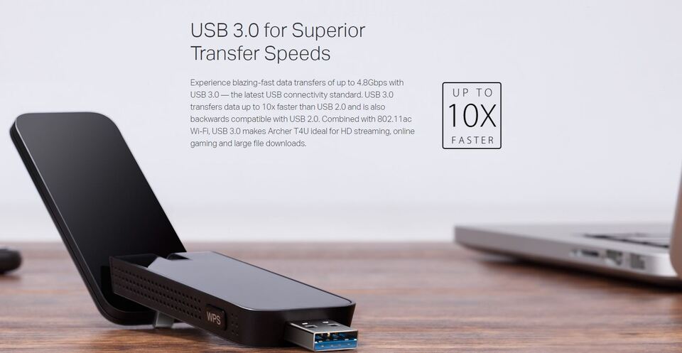 usb tp-link archer t4u wireless-ac1300 dual band network adapter