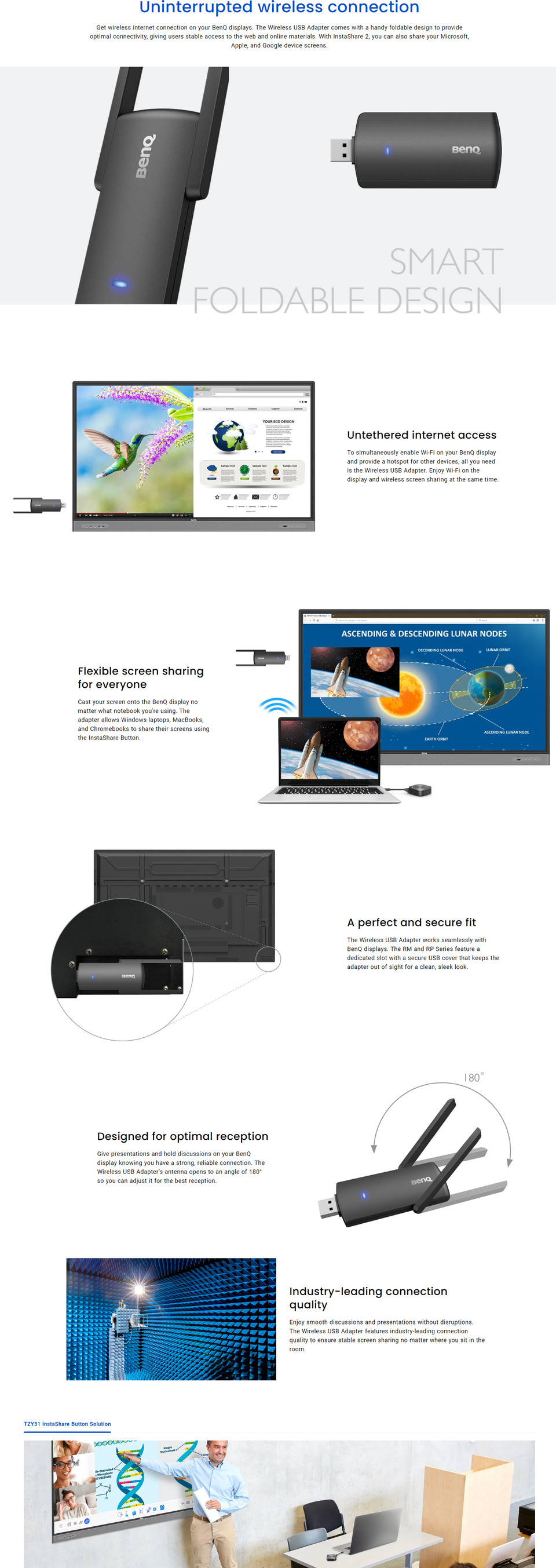 benq tdy31 dual-band wif-fi dongle 5af7w28dp1