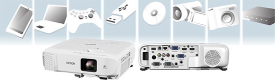 Epson EB-982W 4200 ANSI 3LCD WXGA Portable Multimedia Data Projector