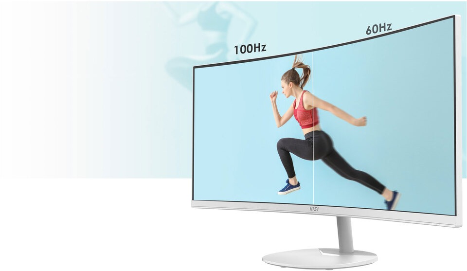 34 msi pro mp341cqw va uwqhd 100hz curved white monitor