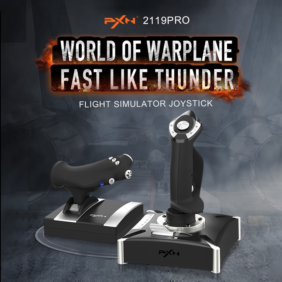 pxn-2119pro flight stick for pc consoles black