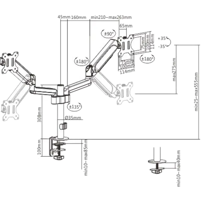 17-32-brateck-ldt48-c024-dual-monitor-pole-mounted-gas-spring-monitor-arm-1