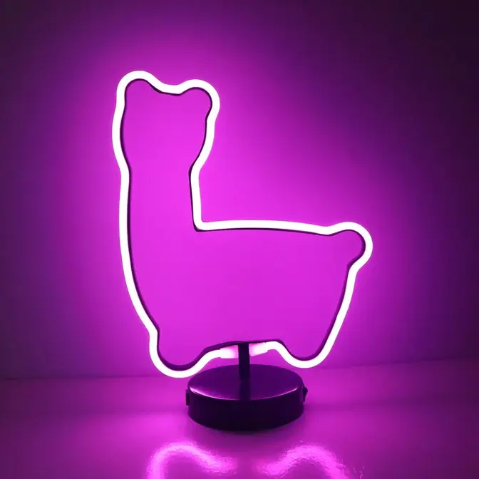 LED Neon Llama USB Powered TD015 - Computer Alliance