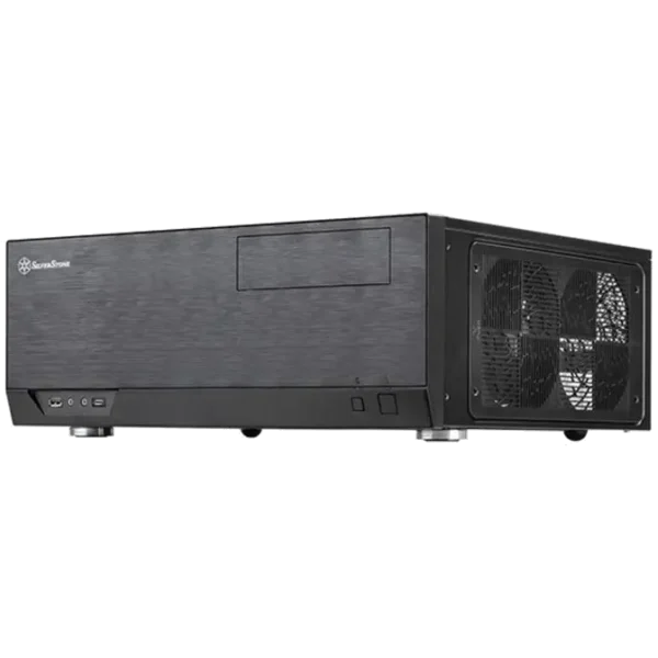 Silverstone GD09B-C Black 4U Rackmount Case No PSU - Computer Alliance