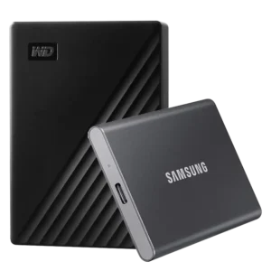 External HDD and SSD