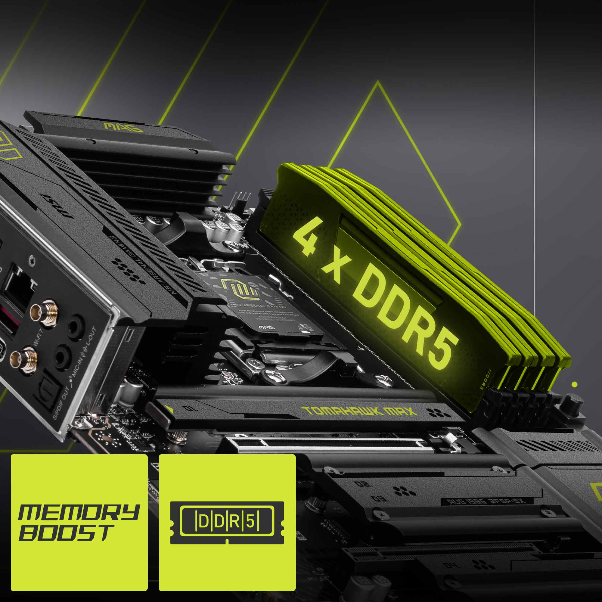 msi am5 atx mag b850 tomahawk max wifi motherboard