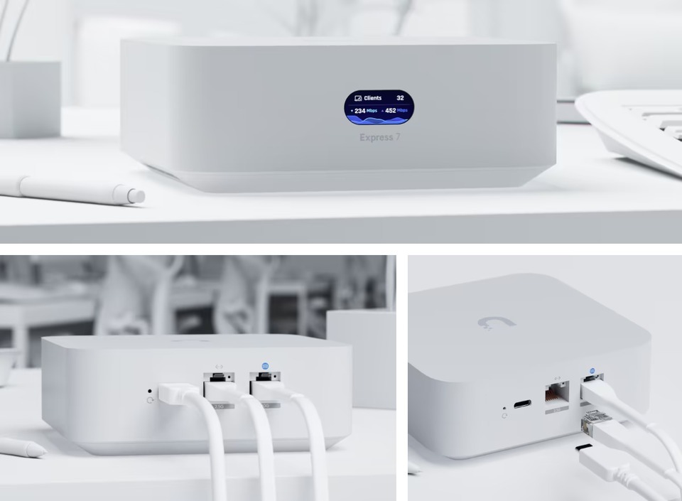 ubiquiti ux7 unifi express 7 wifi 7 cloud gateway and access point