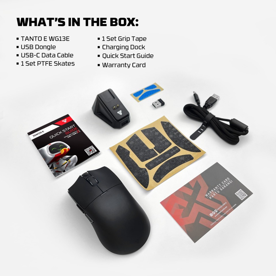fantech tanto e wireless gaming mouse with dock black